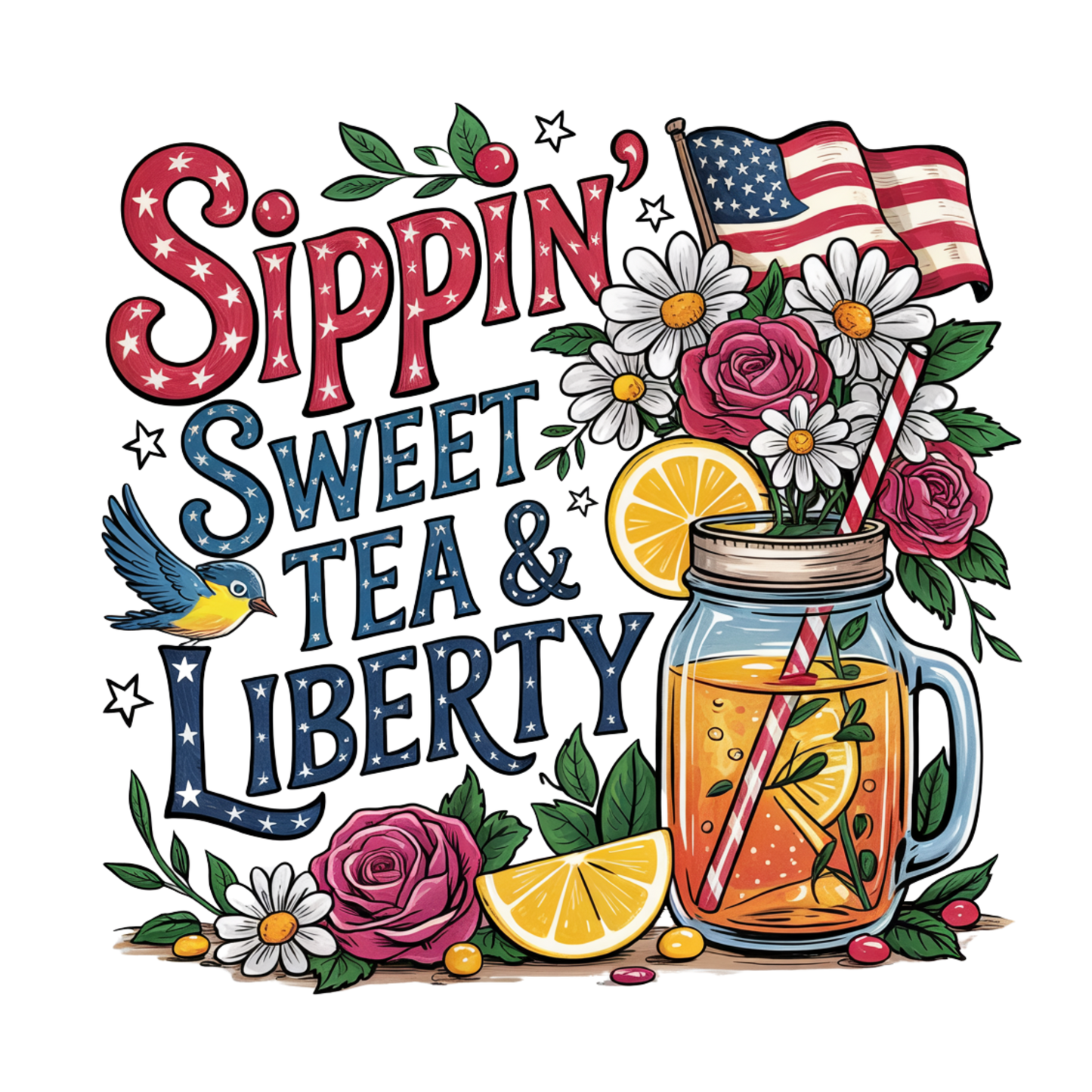 20oz Stainless Steel Tumbler | Sippin Sweet Tea