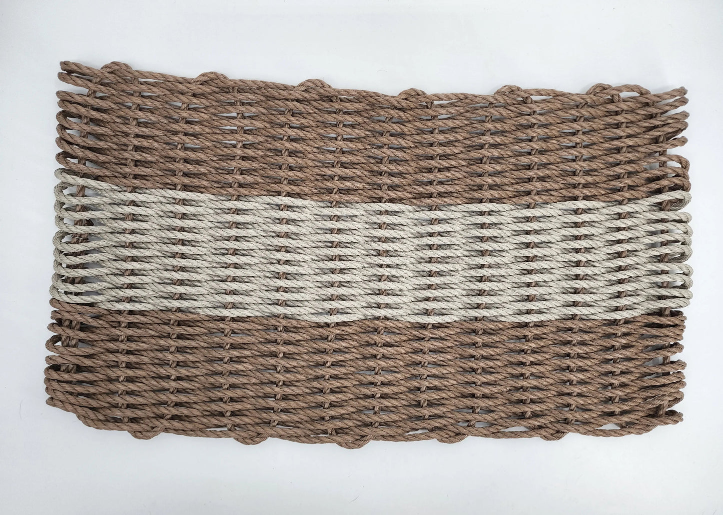 Brown & Tan Lobster Rope Doormat