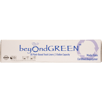 3-Gallon Plant-Based Trash Can Liner - 50 Bags