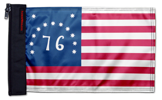 Bennington 12"x18" Forever Wave Flag for Boats
