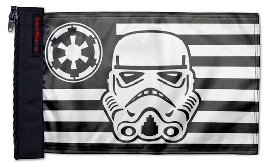 Star Wars Stormtrooper Imperial 12"x18" Forever Wave Flag for Golf Carts