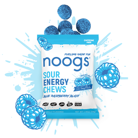 Blue Raspberry Blast Sour Energy Chews