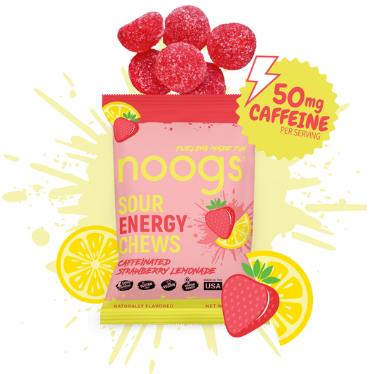 Caffeinated Strawberry Lemonade Sour Energy Chews