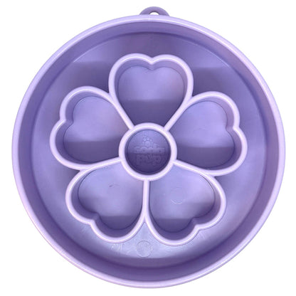 Flower eBowl Deep Slow Feeder Dog Bowl for Enrichment | USA Made