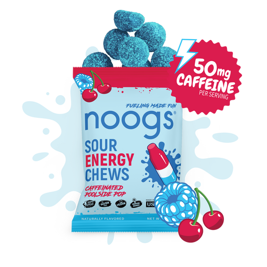 Caffeinated Poolside Pop Sour Energy Chews