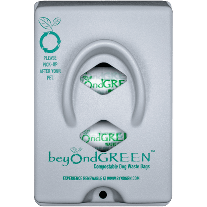 Dog Poop Bag Dispenser – Wall & Pole Mount | Dog Waste Station | Front-Load | Made in USA | beyondGREEN