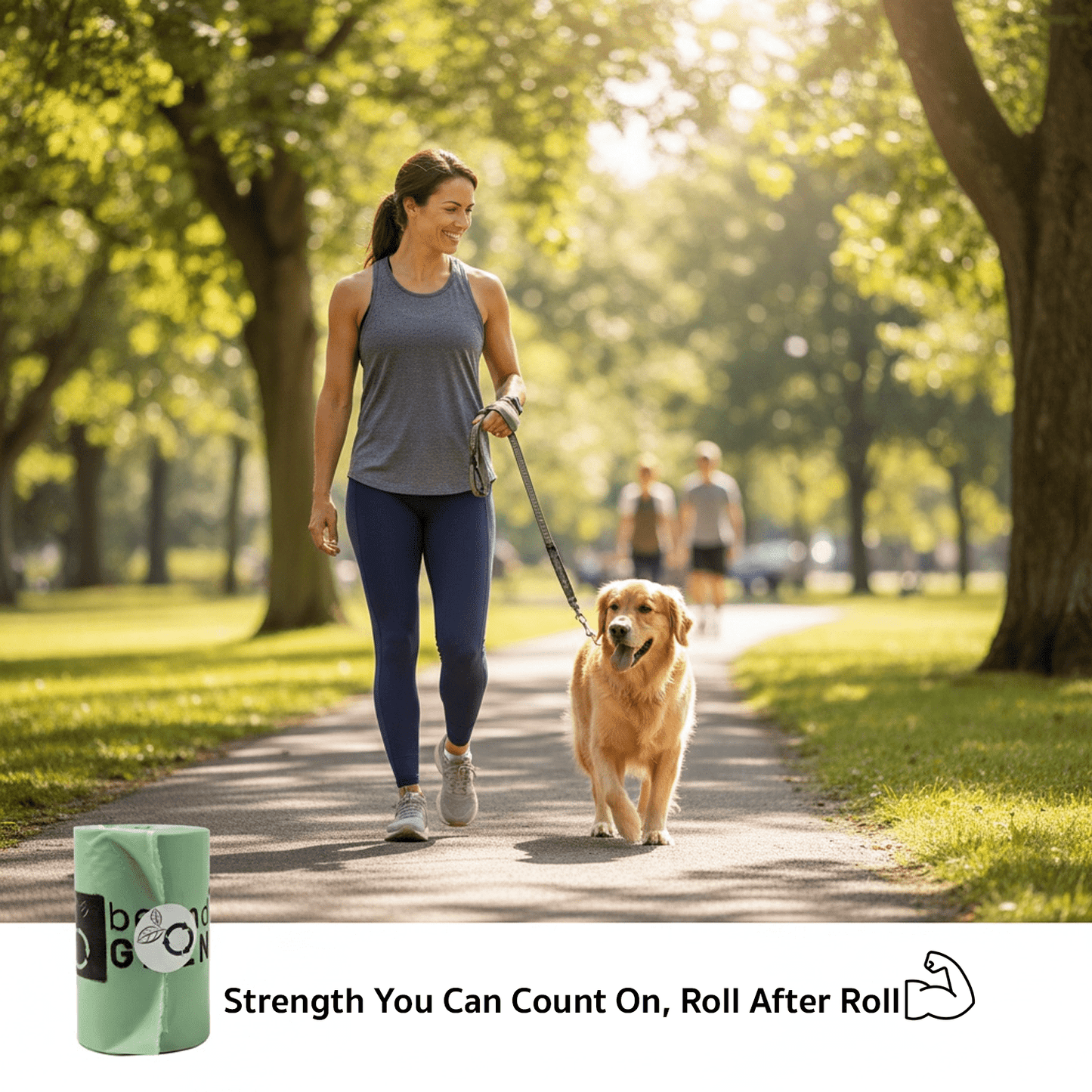 Dog Poop Bags – Poop Bags – Dog Bags | Folded Rolls 9" x 12" | Leak-Resistant | Made in USA | beyondGREEN