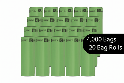 Dog Waste Bags – 200-Count Core Roll 8" x 13" | Bulk Refill | Made in USA | beyondGREEN