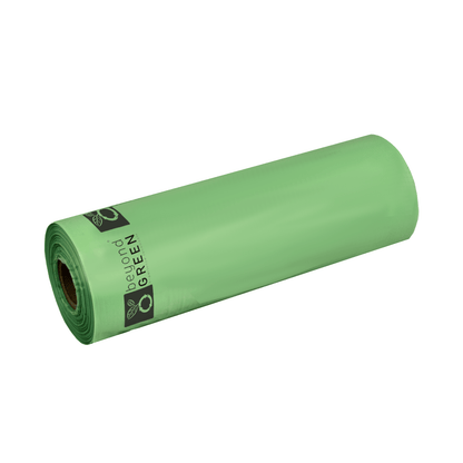 Dog Waste Bags – 200-Count Core Roll 8" x 13" | Bulk Refill | Made in USA | beyondGREEN