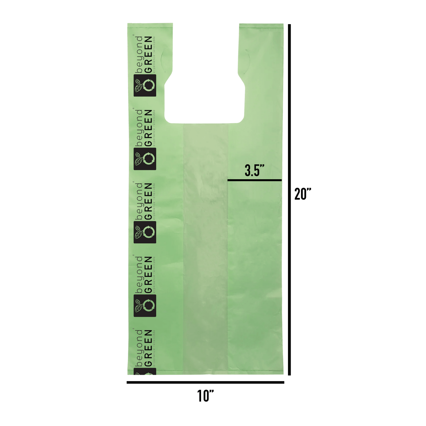 Large Multi-Purpose Carry Bags – 10" x 7" x 20" | Tear-Resistant | Made in USA | beyondGREEN