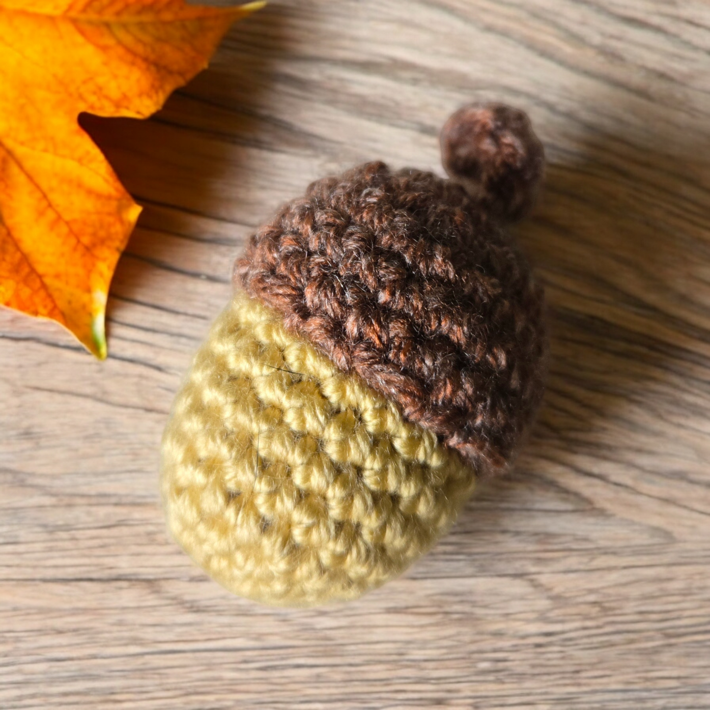 Fall Decor Crochet Acorns