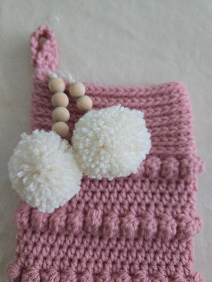 Blush Noel Heirloom Crochet Christmas Stockings