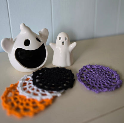 Crochet Spider Web Coasters
