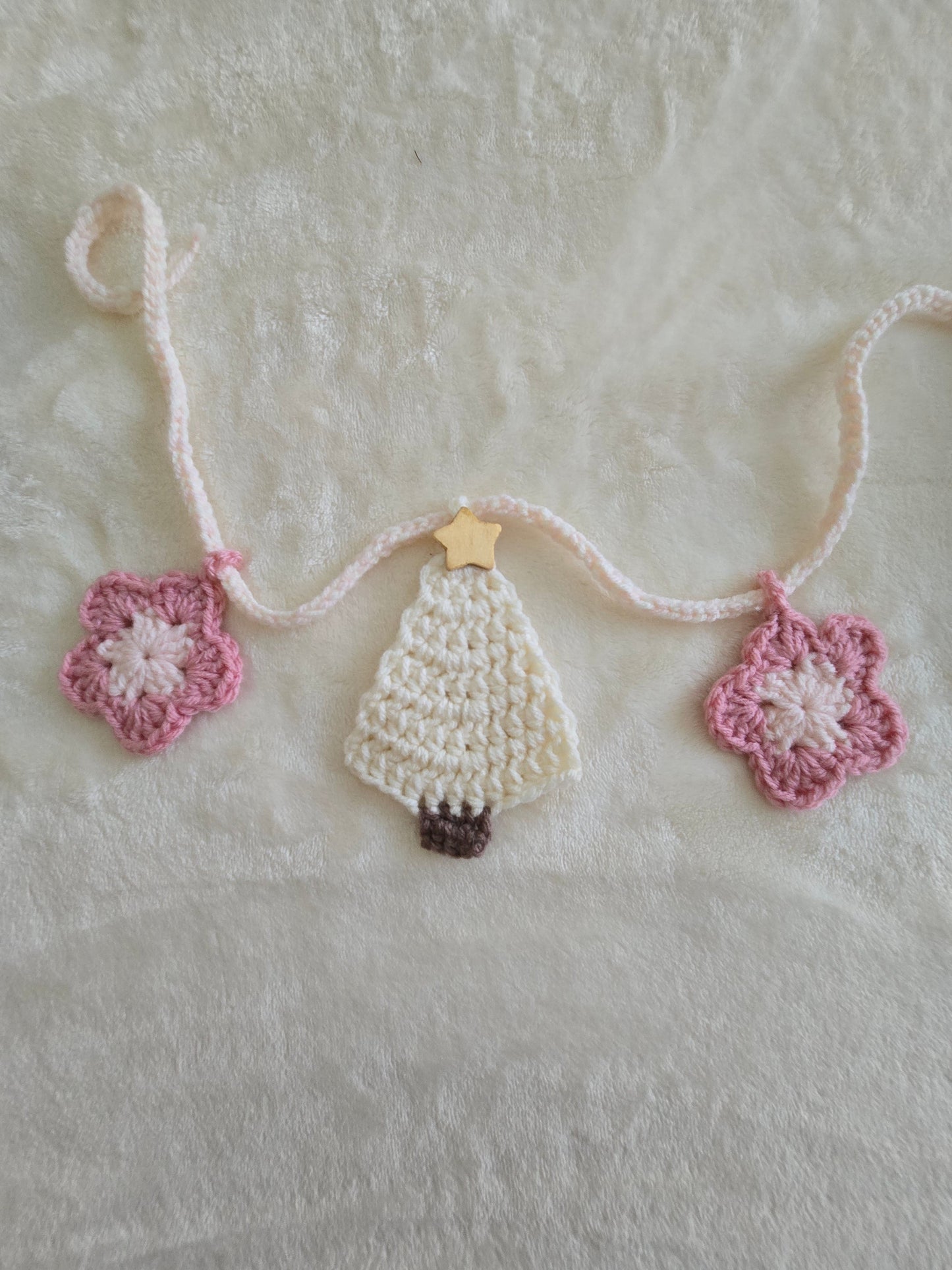 Blush Noel Crochet Christmas Garland
