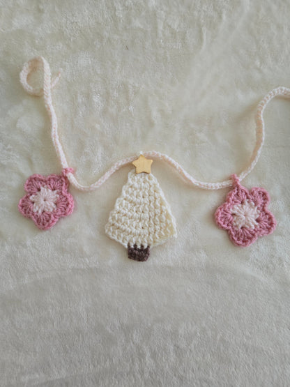 Blush Noel Crochet Christmas Garland