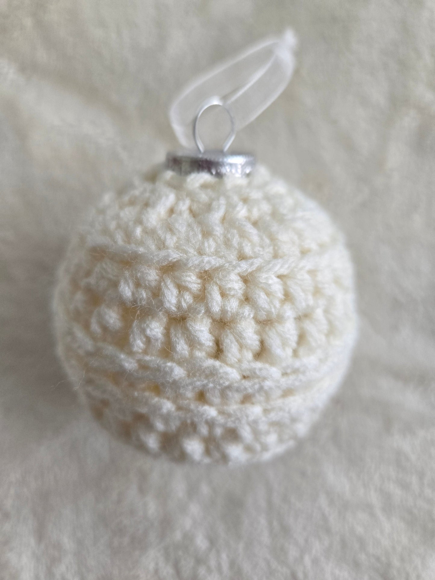 Blush Noel Crochet Christmas Ornament Set