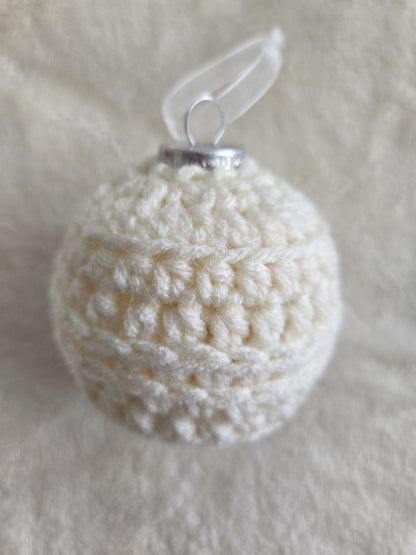 Blush Noel Crochet Christmas Ornament Set
