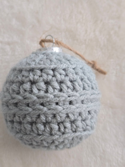 Woodland Calm Crochet Christmas Ornament Set | Set of 6 Handmade Heirloom Ornaments