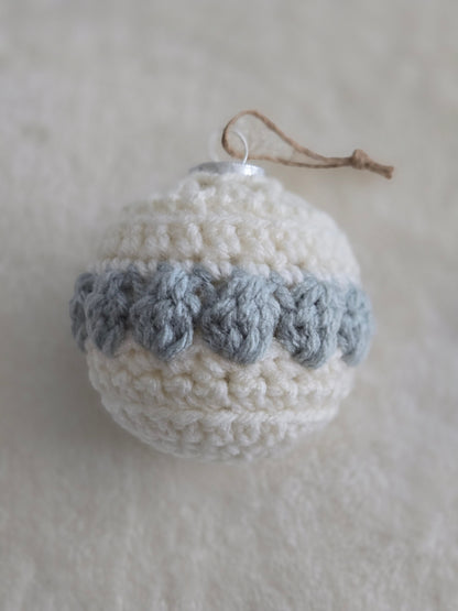 Woodland Calm Crochet Christmas Ornament Set | Set of 6 Handmade Heirloom Ornaments