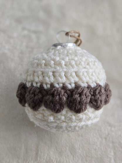 Woodland Calm Crochet Christmas Ornament Set | Set of 6 Handmade Heirloom Ornaments