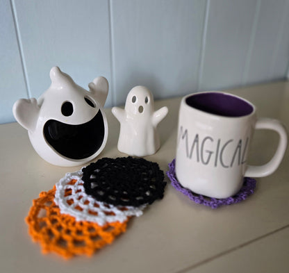 Crochet Spider Web Coasters