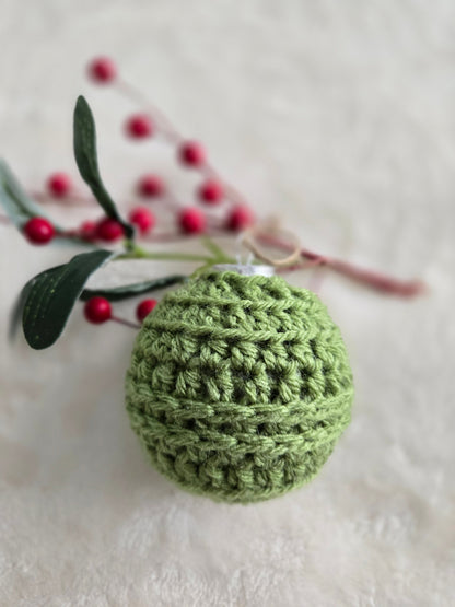 Winter Wishes Crochet Christmas Ornament Set | Handcrafted Holiday Tree Decor | Set of 5 Heirloom Ornaments