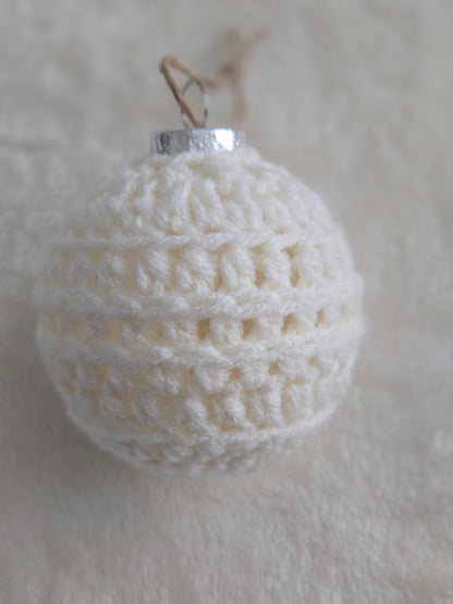 Woodland Calm Crochet Christmas Ornament Set | Set of 6 Handmade Heirloom Ornaments